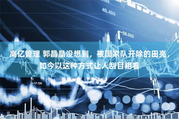 高亿管理 郭晶晶没想到，被国家队开除的田亮，如今以这种方式让人刮目相看